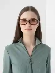 Коралловый солнцезащитные очки женские, прямоугольные. MIRSEE