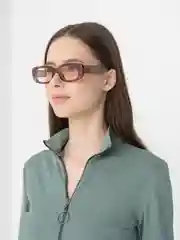Коралловый солнцезащитные очки женские, прямоугольные. MIRSEE