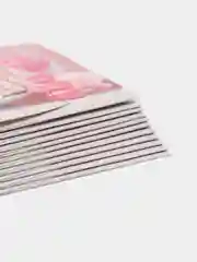 Розовый конверты для денег Женские 8,2х17 см (10 Штук)