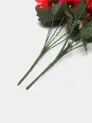 Красный ромашка цветная. Искусственные цветы. Два букета в упаковке