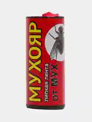 Мухояр липкая, лента от мух