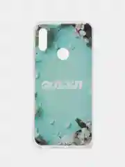 Светло-синий чехол Honor 8A / 8A Prime / Huawei Y6 2019 / Y6 Prime 2019 с рисунком Игра в кальмара