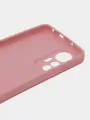 Коралловый меланж чехол силиконовый Xiaomi 12 Lite (Сяоми 12 Лайт), матовый