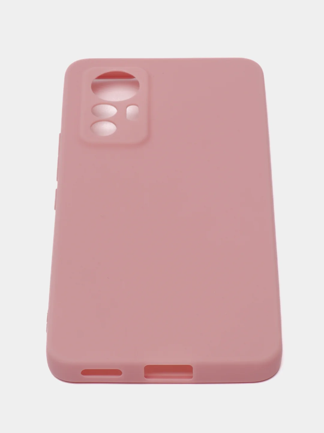 Коралловый меланж чехол силиконовый Xiaomi 12 Lite (Сяоми 12 Лайт), матовый