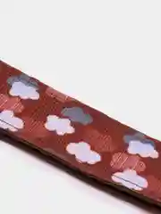 Коричневый ошейник регулируемый для собак мелких пород, размер 25-32