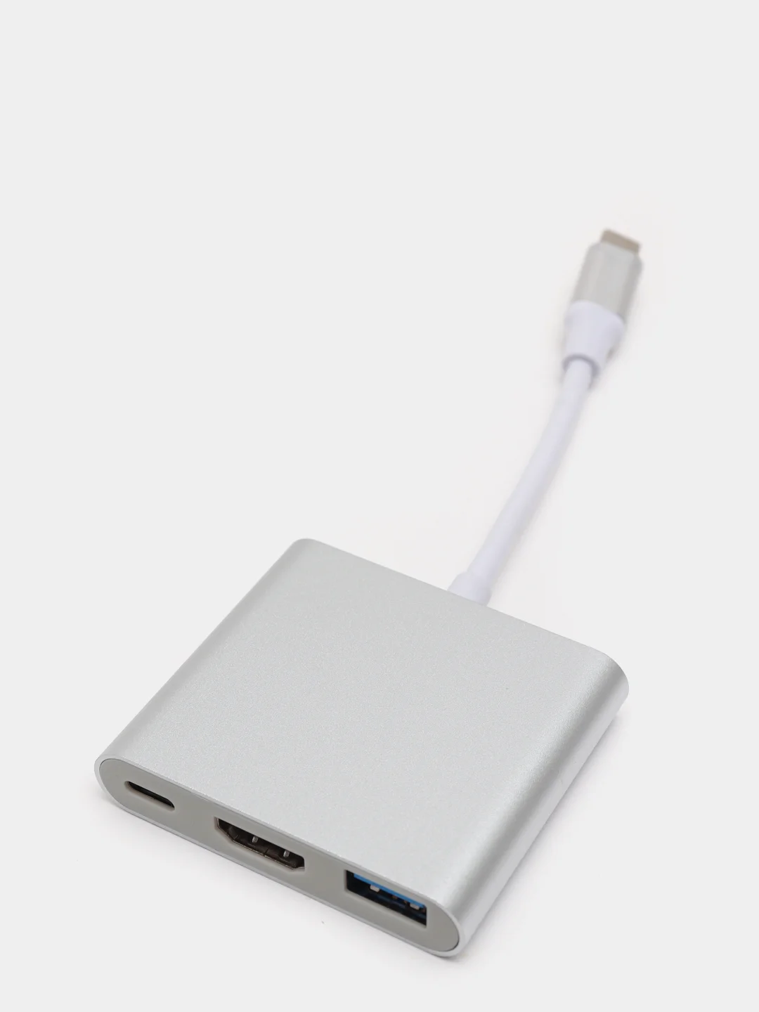 Переходник адаптер HUB 3 в 1 Type-c to HDMI 4K / USB 3.1 / USB-C концентратор для MacBook
