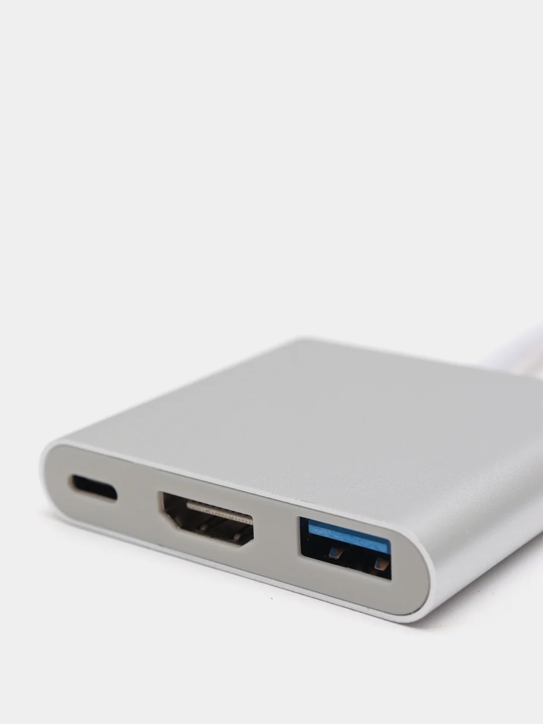 Переходник адаптер HUB 3 в 1 Type-c to HDMI 4K / USB 3.1 / USB-C концентратор для MacBook