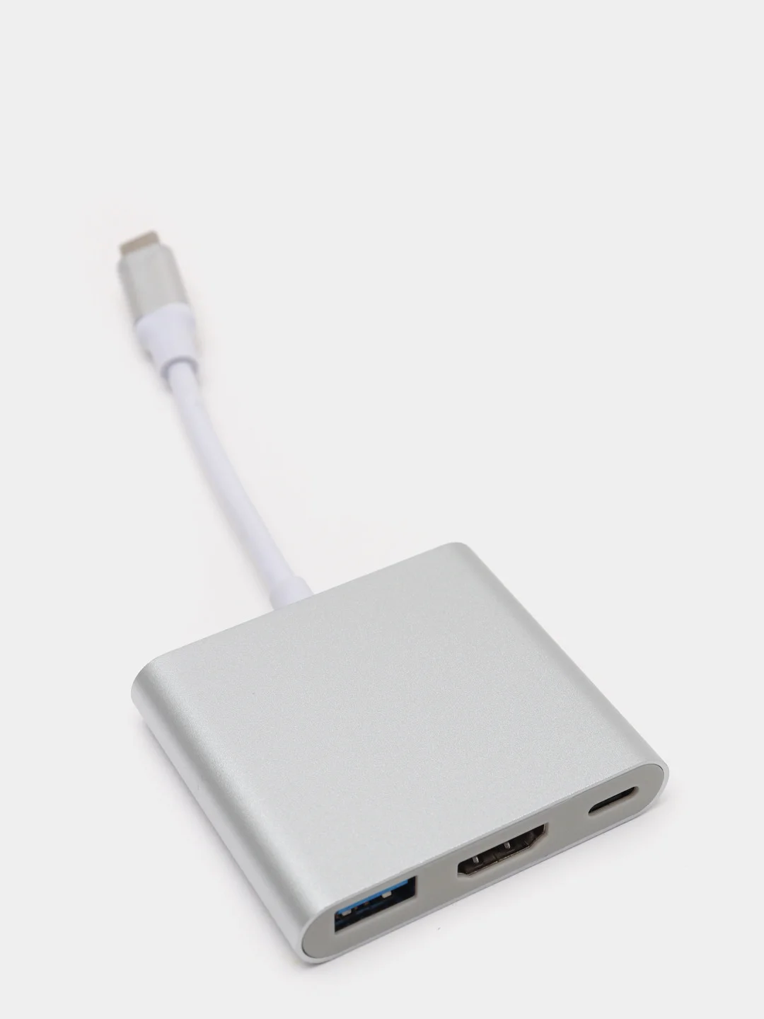 Переходник адаптер HUB 3 в 1 Type-c to HDMI 4K / USB 3.1 / USB-C концентратор для MacBook