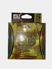 Леска INVISIBLE 3D, 100 м, от 0,08-0,25