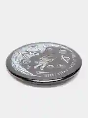 Черный значок "Мой космос", 56 мм