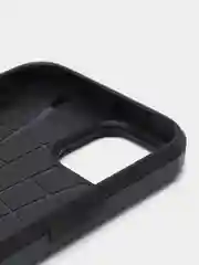 Черный чехол с карманом для карт на iPhone XR, 11, 12, 13, Pro, 7, 8 Plus