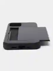 Черный чехол с карманом для карт на iPhone XR, 11, 12, 13, Pro, 7, 8 Plus
