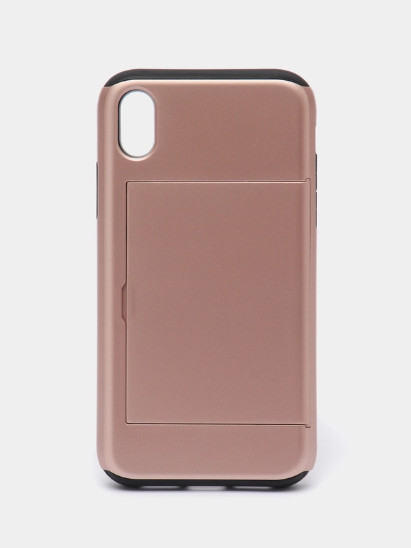 Чехол с карманом для карт на iPhone XR, 11, 12, 13, Pro, 7, 8 Plus
