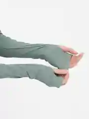 Зеленый боди женское, с длинным рукавом, на замке