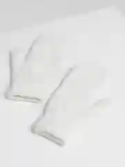Бежевый теплые зимние шерстяные варежки