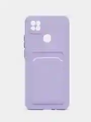 Лавандовый чехол с карманом для карт Xiaomi Redmi Note 8 Pro 9 9A 9C 9T 10 10C 10A 11 Lite 11T Pro