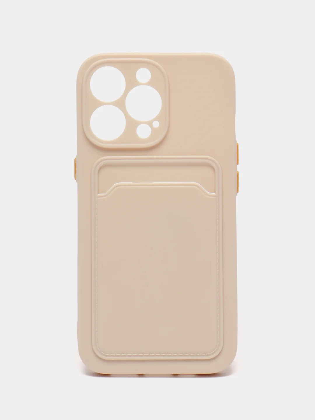 Бежевый чехол для iPhone "Classic", плотный силикон айфон 7/8 Plus XR 11 XS 12 Pro max 13 Pro max