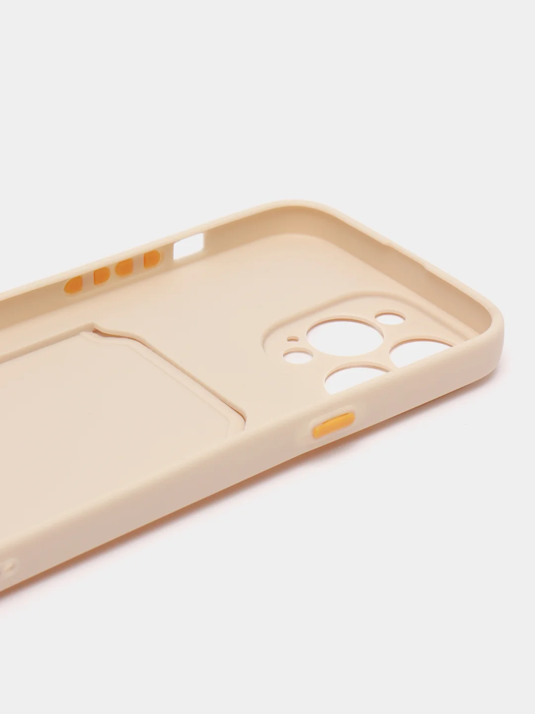 Бежевый чехол для iPhone "Classic", плотный силикон айфон 7/8 Plus XR 11 XS 12 Pro max 13 Pro max