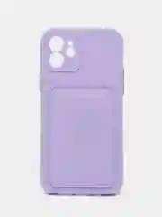 Аметистовый чехол для iPhone "Classic", плотный силикон айфон 7/8 Plus XR 11 XS 12 Pro max 13 Pro max