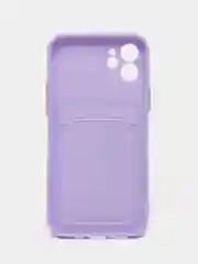 Аметистовый чехол для iPhone "Classic", плотный силикон айфон 7/8 Plus XR 11 XS 12 Pro max 13 Pro max