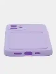 Аметистовый чехол для iPhone "Classic", плотный силикон айфон 7/8 Plus XR 11 XS 12 Pro max 13 Pro max