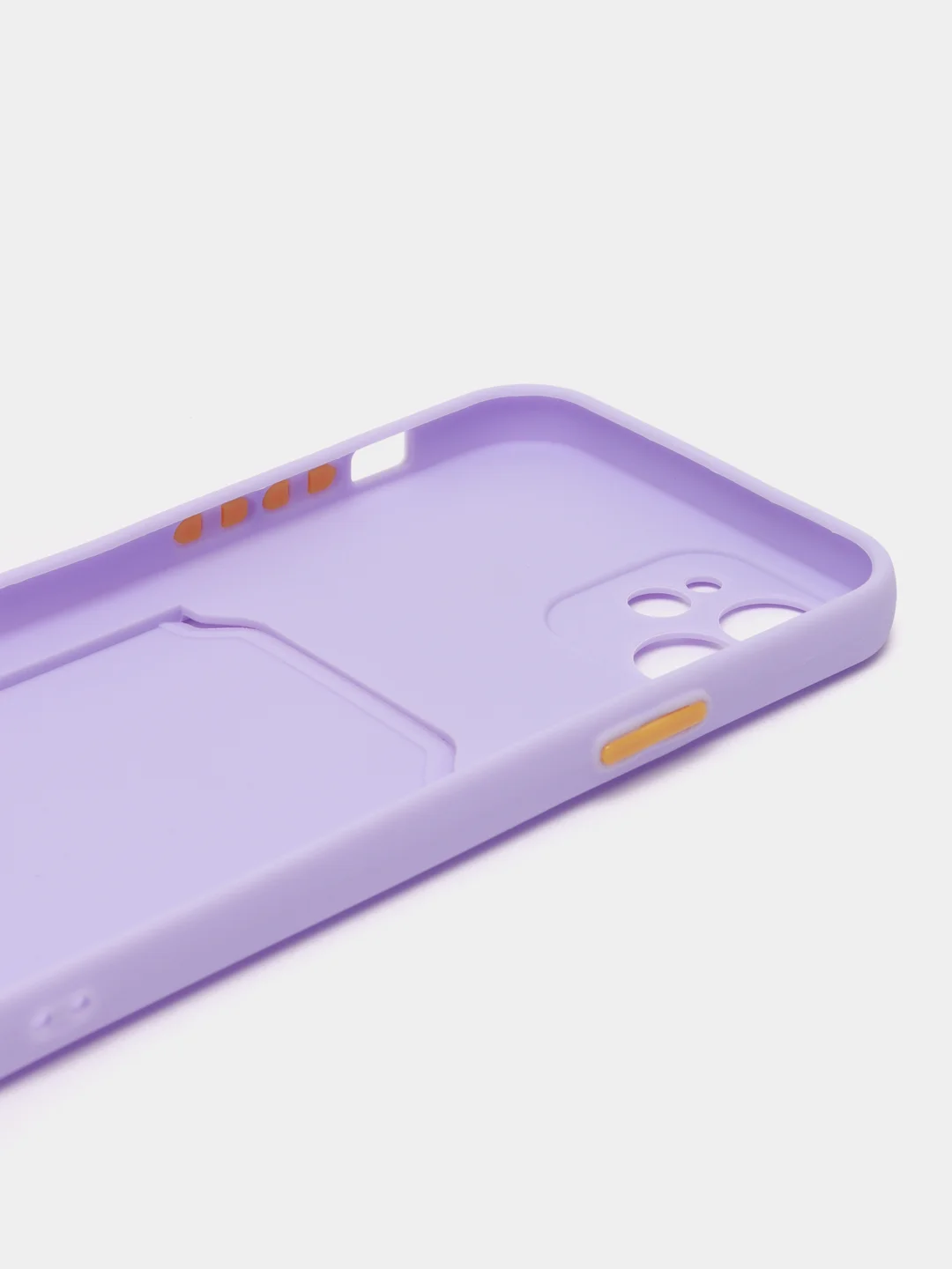 Аметистовый чехол для iPhone "Classic", плотный силикон айфон 7/8 Plus XR 11 XS 12 Pro max 13 Pro max