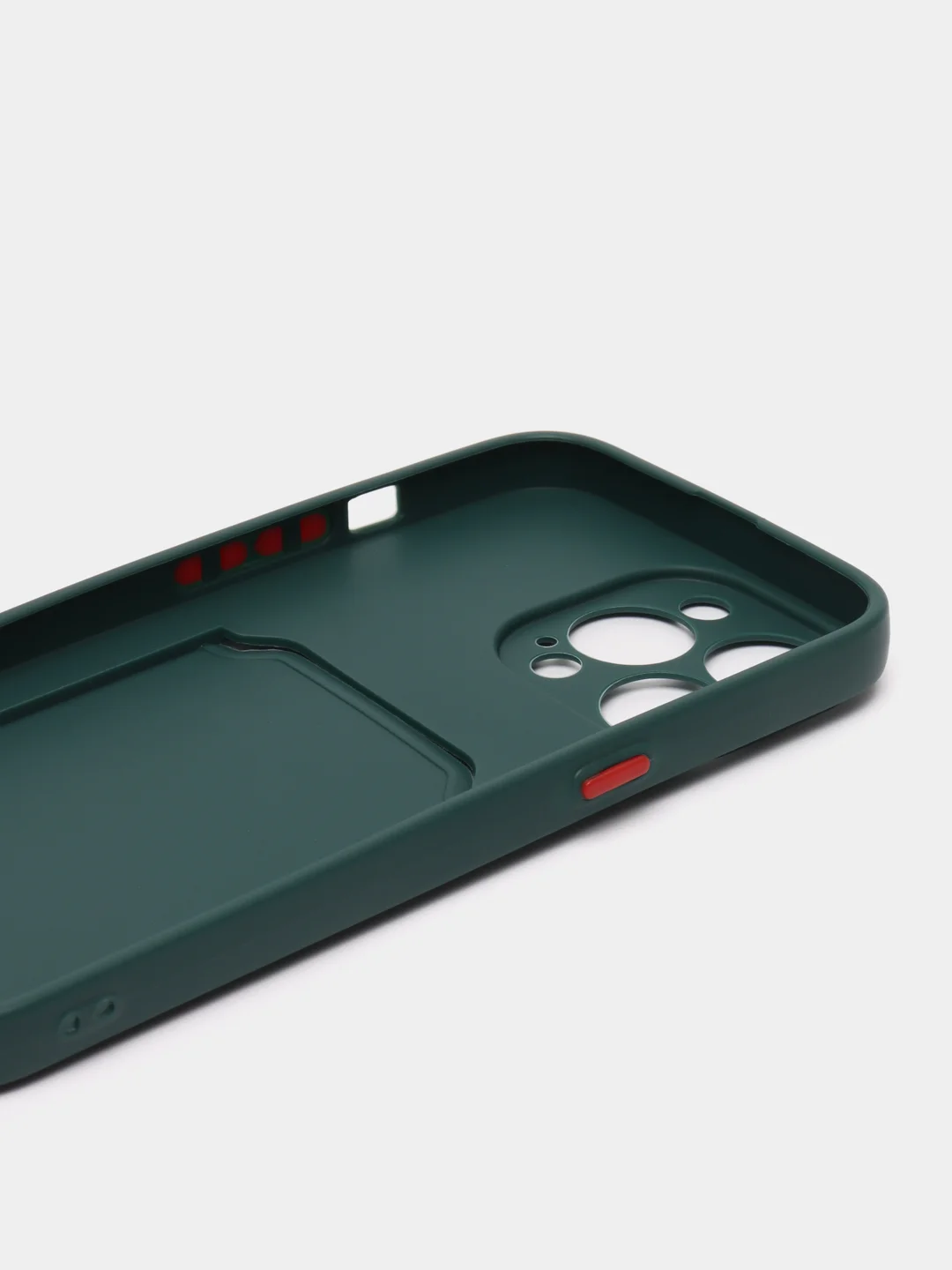 Зеленый чехол для iPhone "Classic", плотный силикон айфон 7/8 Plus XR 11 XS 12 Pro max 13 Pro max