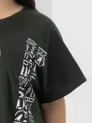 Угольный туника женская, из хлопка, большие размеры