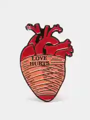 Манго пин Hearts, металлический, значок брошь, аксессуар, украшение на одежду