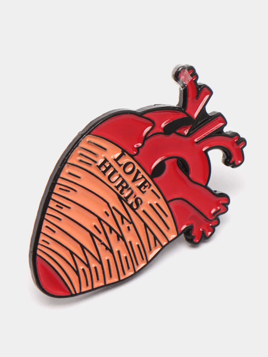 Манго пин Hearts, металлический, значок брошь, аксессуар, украшение на одежду