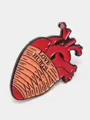 Манго пин Hearts, металлический, значок брошь, аксессуар, украшение на одежду