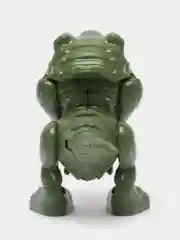 Тёмно-зелёный динозавр T-Rex в яйце, с подвижной челюстью и конечностями