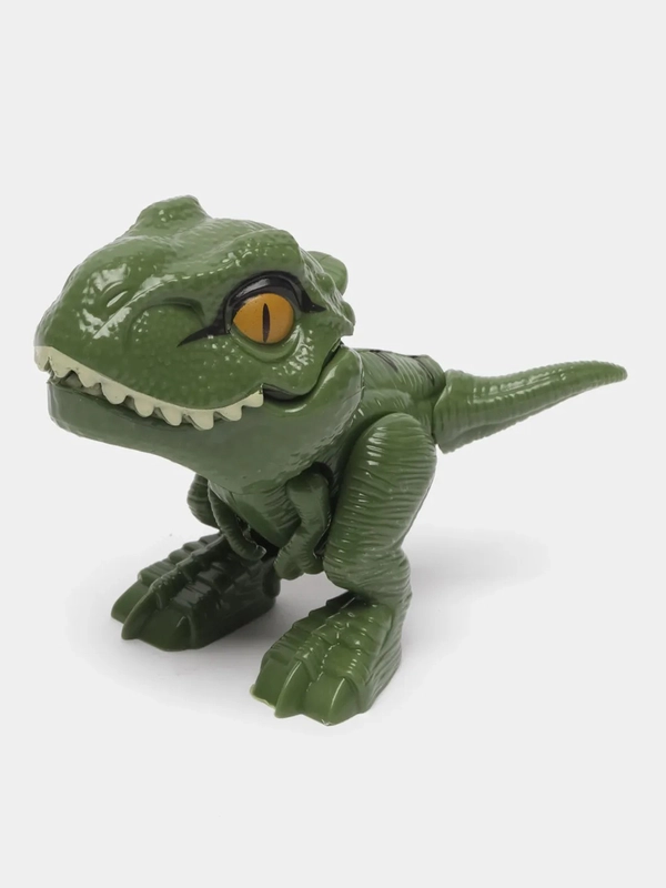 Динозавр T-Rex в яйце, с подвижной челюстью и конечностями