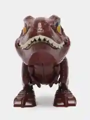 Тёмно-коричневый динозавр T-Rex в яйце, с подвижной челюстью и конечностями