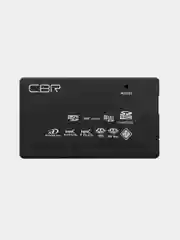 Черный картридер внешний USB 2.0 CBR CR-455, All-in-one, SDHC, для чтения/записи карт памяти