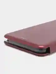 Пурпурный чехол-книжка на Samsung Galaxy A8 2018, Самсунг Галакси А8 2018