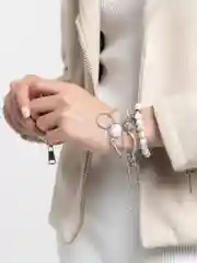 Розовый браслеты на руку плетеные, набор