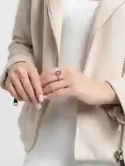 Серебряный кольцо "Сердце"