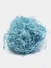 Голубой бумажная стружка - наполнитель для коробок