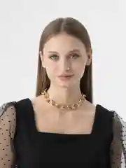 Золотой цепь на шею Link