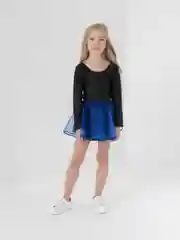 Синий юбка детская, капрон