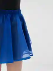 Синий юбка детская, капрон