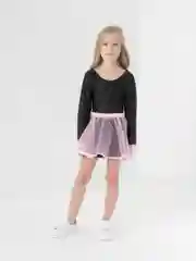 Розовый юбка детская, капрон