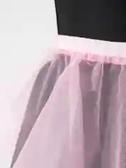 Розовый юбка детская, капрон