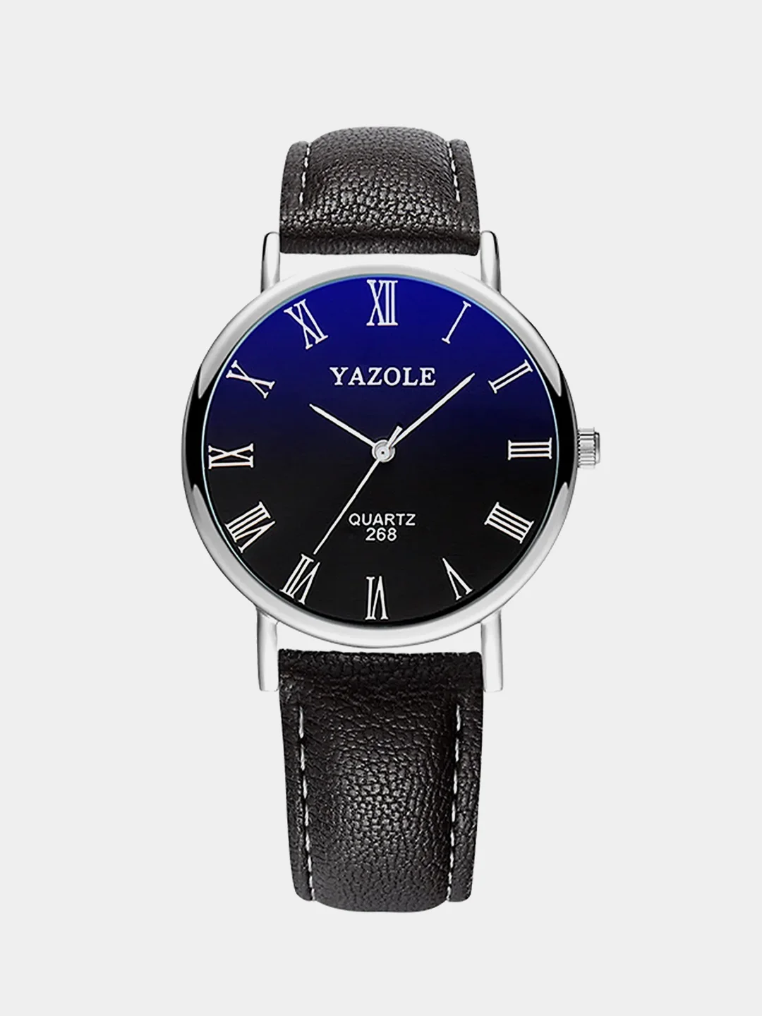 Серый часы унисекс Yazole 268, в подарочной коробке-шкатулке