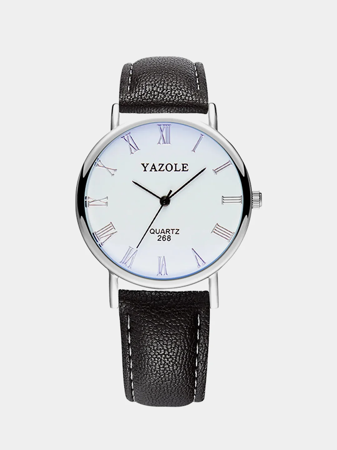 Угольный часы унисекс Yazole 268, в подарочной коробке-шкатулке