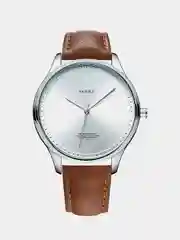 Серебряный мужские часы Yazole 503, в подарочной коробке