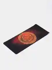 Оранжевый игровой коврик для мыши и клавиатуры, 3 принта, 800 x 300 мм, тканевый