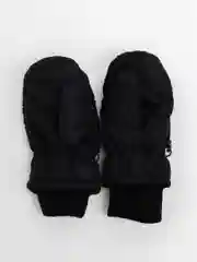 Черный детские варежки