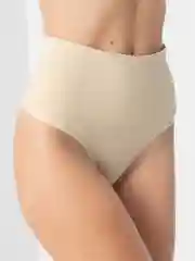 Бежевый стринги женские утягивающие, бесшовные